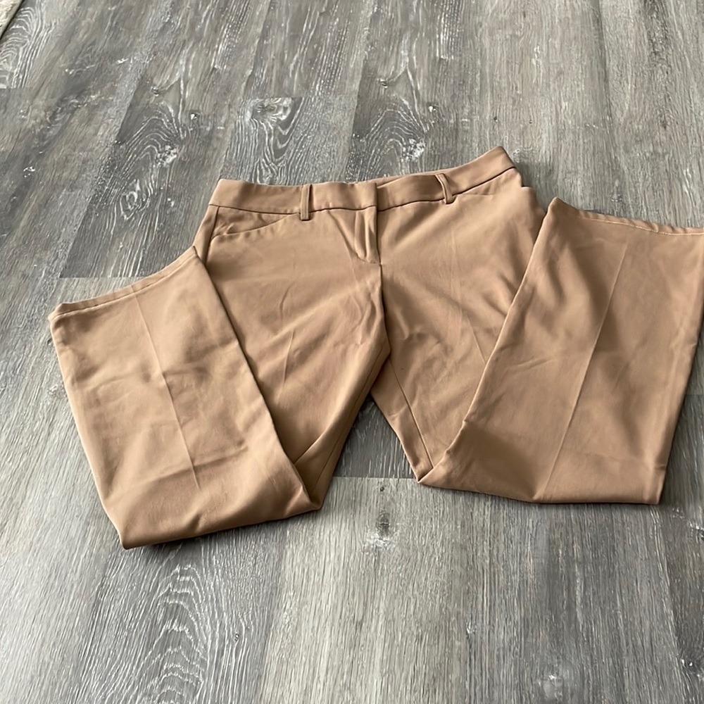 Tan Express Editor Style Slacks